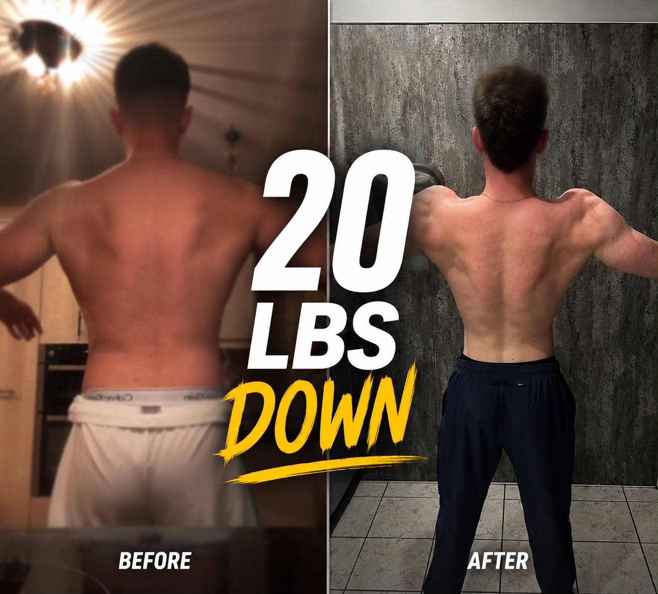 Associate: client progress photos